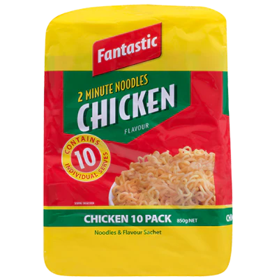 Fantastic Chicken Flavour 2 Minute Noodles 10pk