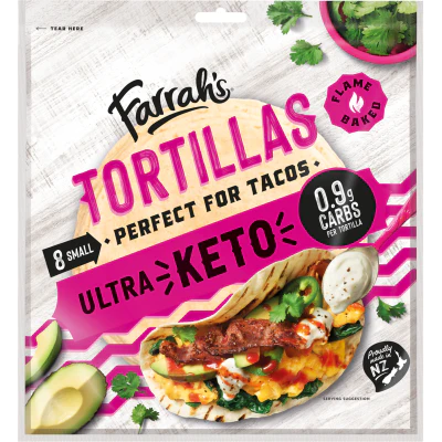 Farrah's Ultra Keto Taco Tortillas 8pk