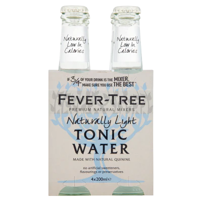 Fever-Tree Naturally Light Tonic Water 4 x 200ml