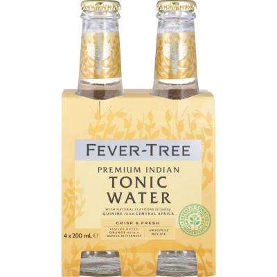 Fever-Tree Premium Indian Tonic Bottles 4 x 200ml