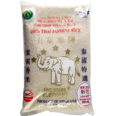 Five Stars Elephant Jasmine Rice 5kg