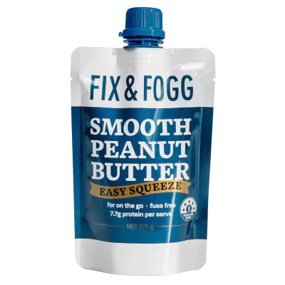 Fix & Fogg Smooth Peanut Butter Easy Squeeze 275g
