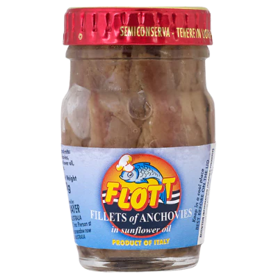 Flott Anchovy Fillets In Sunflower Oil 80g