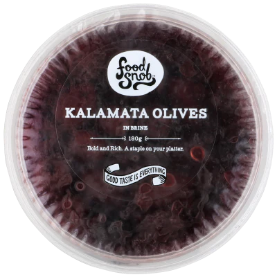 Food Snob Kalamata Olives In Brine 180g