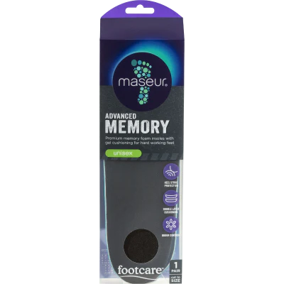 Footcare Maseur Advanced Memory Insoles 15g