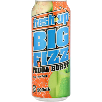 Fresh Up Big Fizz Feijoa Burst Fizzy Fruit Drink 500ml