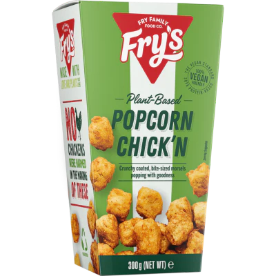 Fry's Popcorn Chick'n Vegan Plant Based 300g
