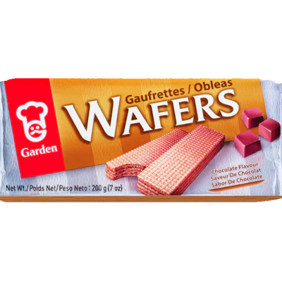 Garden Chocolate Wafers 200g