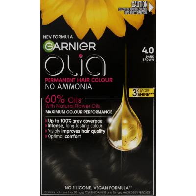 Garnier Olia 4.0 Dark Brown Hair Colour 1pk