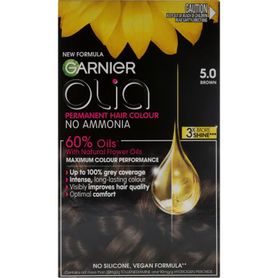 Garnier Olia 5.0 Brown Hair Colour 1pk