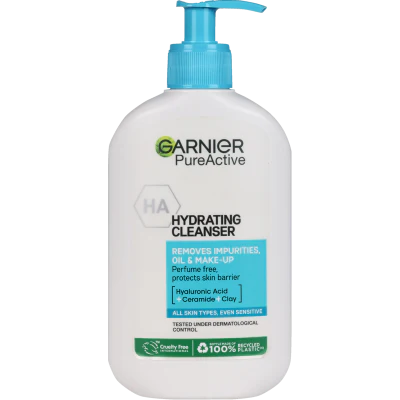 Garnier Pure Active Hydrating Cleanser 250ml