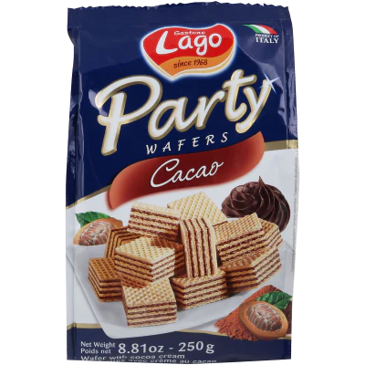 Gastone Lago Elledi Cocoa Party Wafers 250g