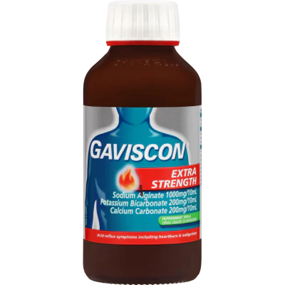 Gaviscon Extra Strength Peppermint Heartburn & Indigestion Relief Liquid 300ml