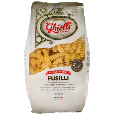 Ghiotti Fusilli Pasta 500g