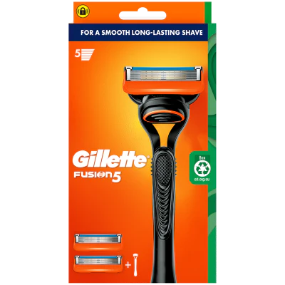 Gillette Fusion 5 Razor & 2 Cartridges 1pk