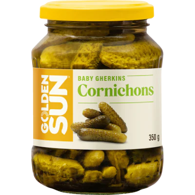 Golden Sun Cornichons 350g