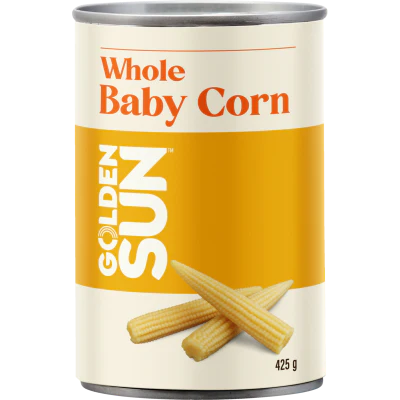Golden Sun Whole Baby Corn 425g