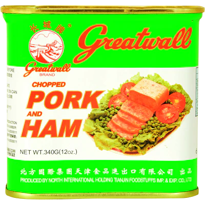 Greatwall Chopped Pork And Ham Luncheon 340g