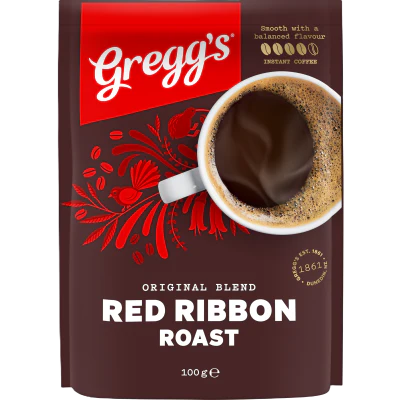 Gregg's Original Blend Red Ribbon Roast Instant Coffee 100g