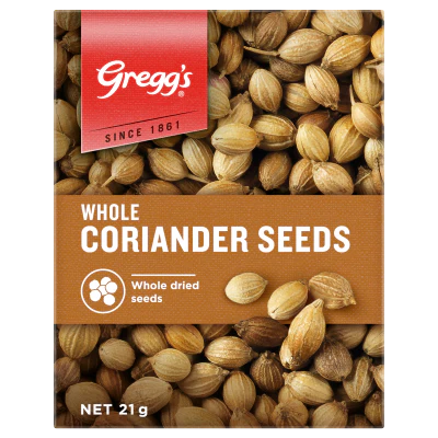 Gregg's Whole Coriander Seeds 21g