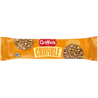 Griffin's Chocolate Honeycomb Crumble Biscuits 165g