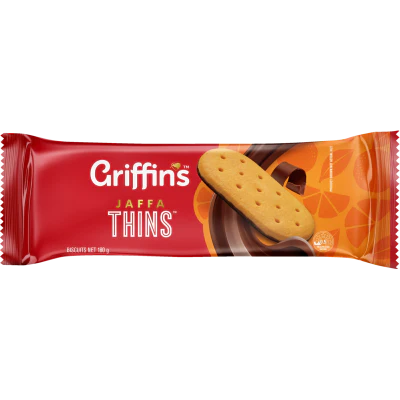 Griffin's Jaffa Thins Biscuits 180g