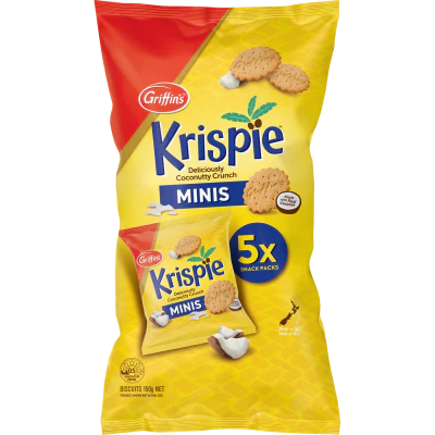 Griffin's Krispie Minis Biscuits 5 x 30g