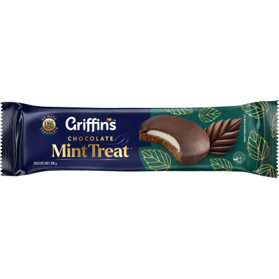 Griffin's Mint Treat Chocolate Biscuits 200g