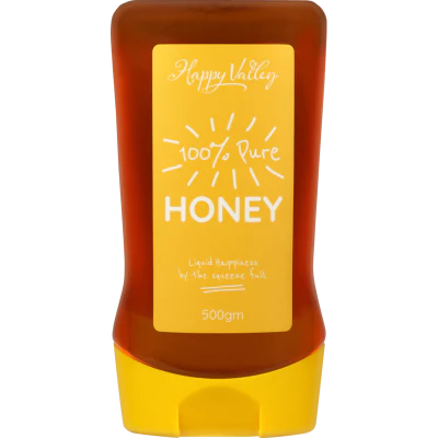 Happy Valley 100% Pure Liquid Honey 500g