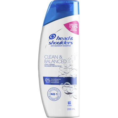 Head & Shoulders Anti Dandruff Clean & Balanced Shampoo 200ml