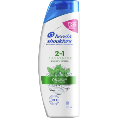 Head & Shoulders Anti Dandruff Cool Menthol 2 in 1 Shampoo + Conditioner 350ml