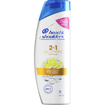 Head & Shoulders Anti Dandruff Oil Control 2 in 1 Shampoo + Conditioner 350ml