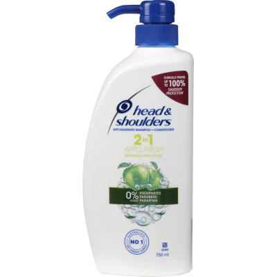 Head & Shoulders Apple Fresh Anti-dandruff Shampoo + Conditioner 750ml