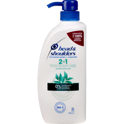 Head & Shoulders Itchy Scalp Care Anti-dandruff Shampoo + Conditioner 750ml