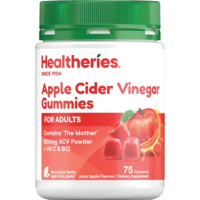 Healtheries Apple Cider Vinegar Gummies For Adults 75pk