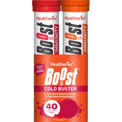 Healtheries Boost Cold Buster Effervescent Tablets 40pk