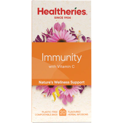 Healtheries Immunity With Vitamin C Tea Bags 20pk