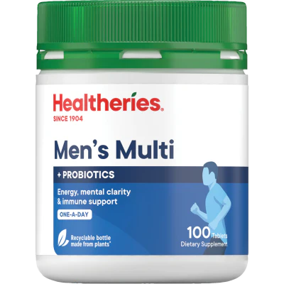 Healtheries Men's Multi One A Day Tablets 100pk