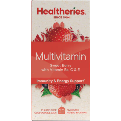 Healtheries Multivitamin Sweet Berry Tea Bags 20pk