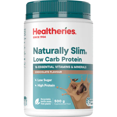 Healtheries Naturally Slim Chocolate Flavour Protein Powder 500g