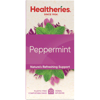 Healtheries Peppermint Tea Bags 20pk