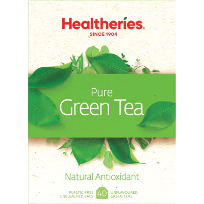 Healtheries Pure Green Tea Bags 40pk