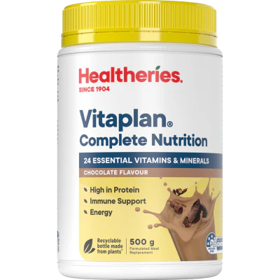 Healtheries Vitaplan Chocolate Flavour Formulated Meal Replacement 500g
