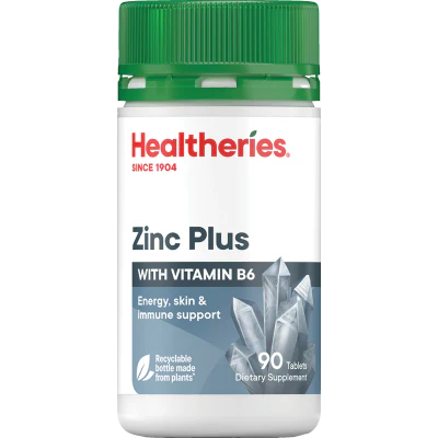 Healtheries Zinc Plus Tablets 90pk