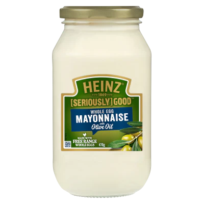Heinz Seriously Good Whole Egg Mayonnaise with Olive Oil 470g