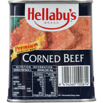 Hellaby Corned Beef 340g