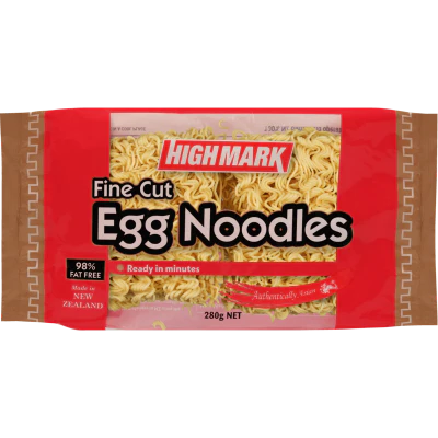 High Mark Fine Cut Egg Noodles 280g