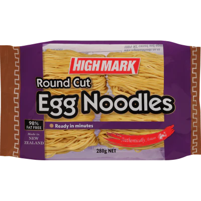 High Mark Round Cut Egg Noodles 280g