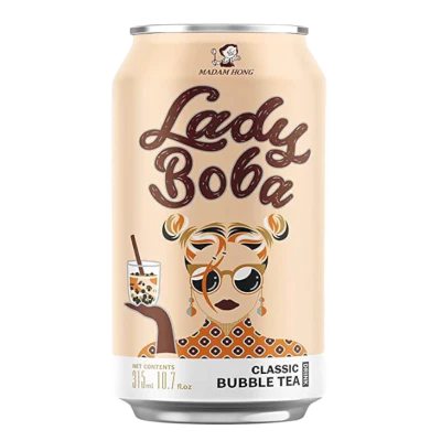 Hong Da Ma Foods Lady Boba Classic Bubble Tea 315ml