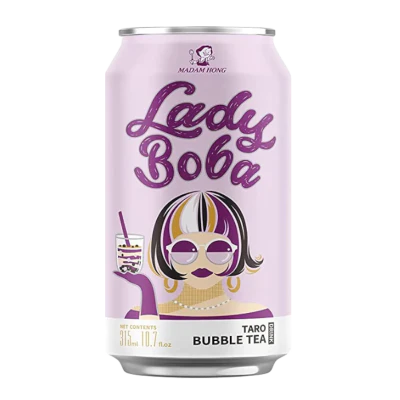 Hong Da Ma Foods Lady Boba Taro Bubble Tea 315ml